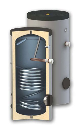 Солнечный водоподогреватель - 1 500 L | SN series - NES - New Energy Systems - с теплообменником