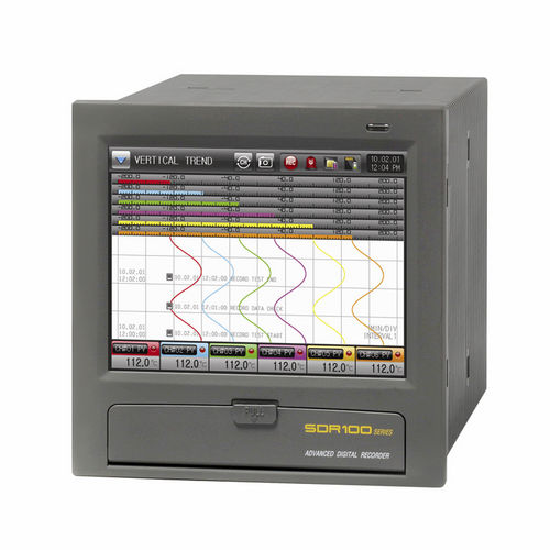 Регистратор без бумаги - SDR106 - SAMWONTECH - с сенсорным экраном