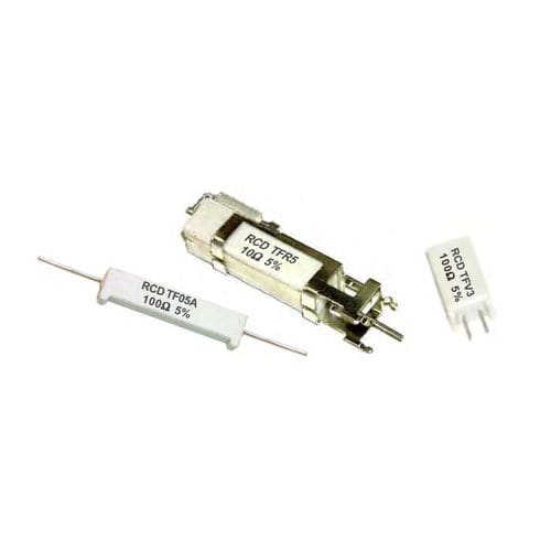 Резистор с тонким слоем - TF series - RCD Components - низкого напряжения / с керамической коробкой