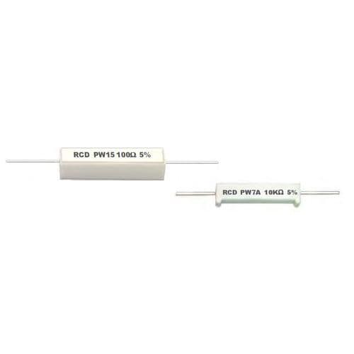 Резистор в катушке - PW series - RCD Components - низкого напряжения / на печатной плате
