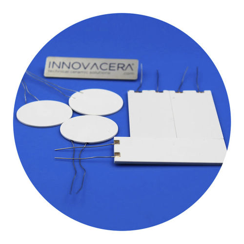 Нагревательный элемент в пластинах - INC-CH002 - Xiamen Innovacera Advanced Materials Co., Ltd - круглый / из керамики / из оксида алюминия