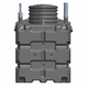 резервуар для обработки / сбора жидкостей / первичной декантации / для сточных вод