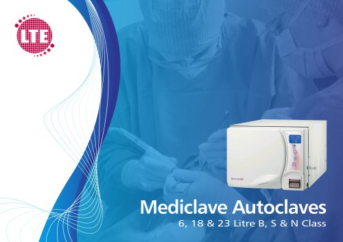 Mediclave 6-23 litre Autoclave