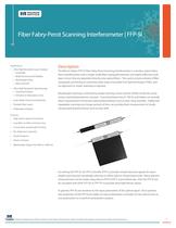 Fiber Fabry-Perot Scanning Interferometers, FFP-SI