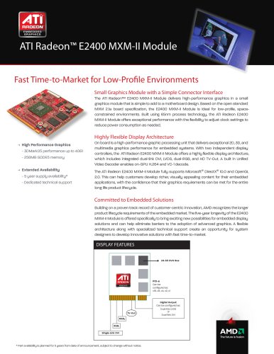 ATI Radeon E2400 MXM-II Module