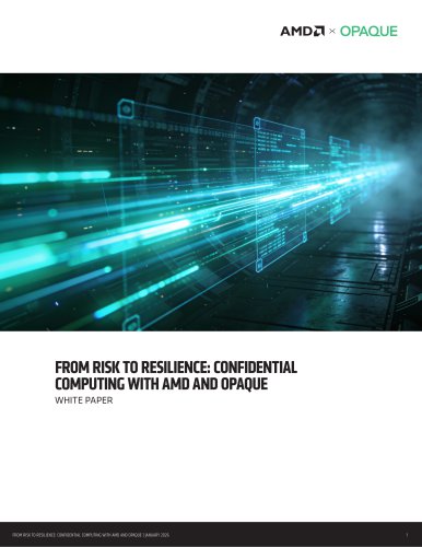 FROM RISK TO RESILIENCE: CONFIDENTIAL COMPUTING WITH AMD AND OPAQUE