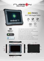 SOL PA501, 10.1'' Rugged Android Tablet