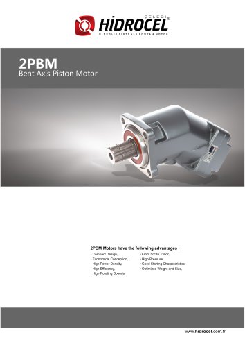 2PBM Bent Axis Motors