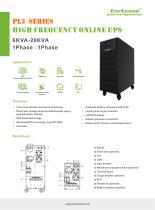 6-20KVA PL3 Series High Frequency Online UPS