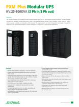 Parallel UPS 25-600kVA PXM Plus series