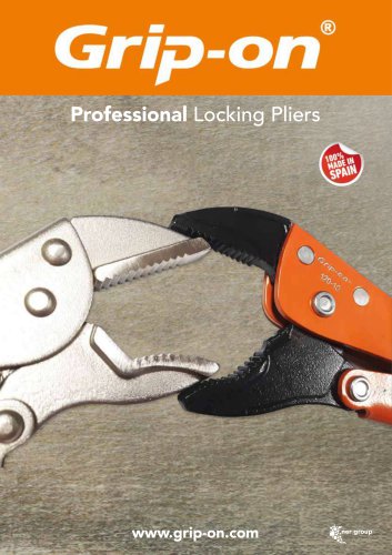 Grip-on Tools Professiona Locking Pliers Catalogue