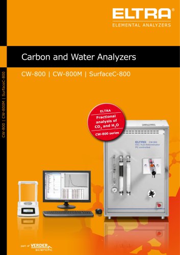 Carbon and Water Analyzers