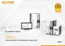 Carbon / Sulfur Analyzers ELEMENTRAC CS-d / CS-i