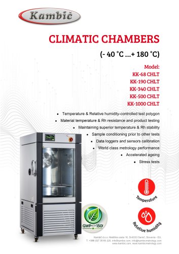 Low temperature (- 40 &deg;C &hellip;+ 180 &deg;C)
