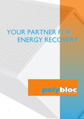 YOUR PARTNER FOR ENERGY RECOVERY