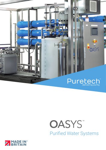 OASYS Purified Water Generation Brochure