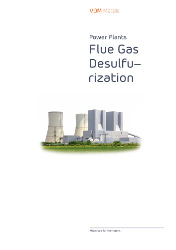 Power Plants Flue Gas  Desulfu– rization