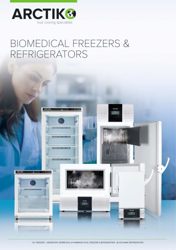 BIOMEDICAL FREEZERS & REFRIGERATORS