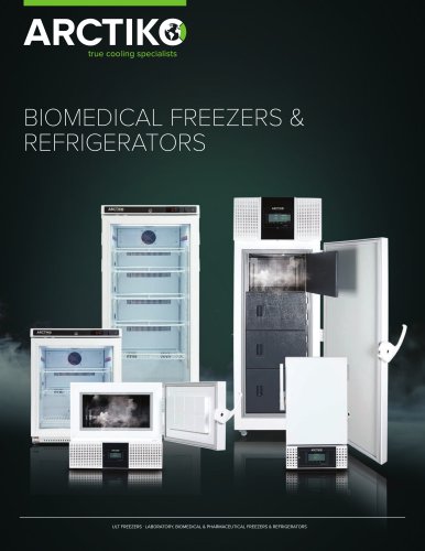 BIOMEDICAL FREEZERS & REFRIGERATORS