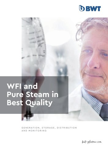 WFI and Pure Steam in Best Quality