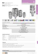 PAP Cable glands for armoured cables