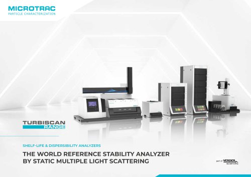 The World Reference Stability Analyzer by Static Multiple Light Scattering