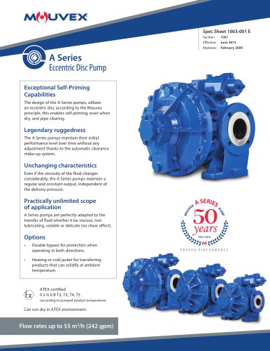 A-SERIES Eccentric Disc Pump