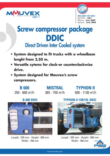 DDIC Screw Compressor