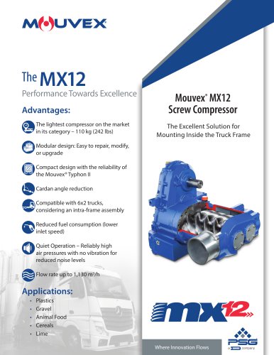 Mouvex®  MX12 Screw Compressor