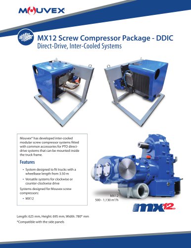 MX12 Screw Compressor Package - DDIC