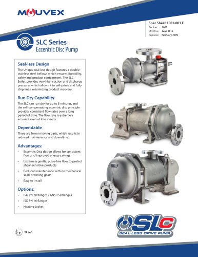 SLC Series Eccentric Disc Pump