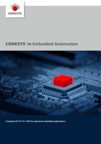 CODESYS® in Embedded Automation