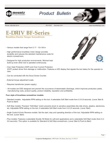 E-DRIV® BF-Series