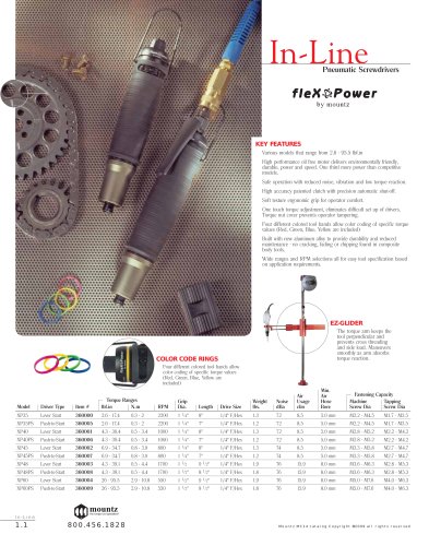 Flex Power In-Line Air Screwdriver