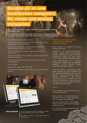 Case Study - Uniq PC - Mines and mining companies