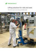 Lifting solutions for rolls and reels