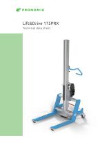 Technical Data Lift&Drive 175PRX