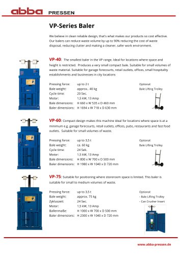 Vertical baler