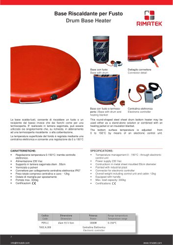 Drum Base Heater