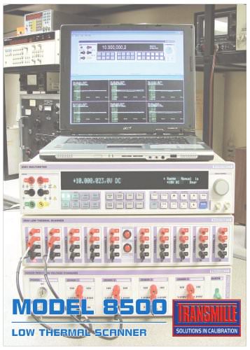 LOW THERMAL 10-CHANNEL SCANNER MODEL 8500