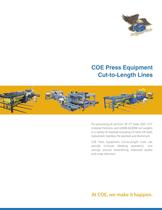 COE Press Equipment Cut-to-Length Lines