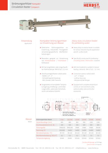 Circulation heater Compact+