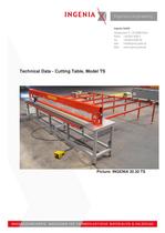 B05. technical data, cutting table - March 2013