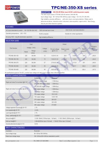 TPC/NE-350-XS