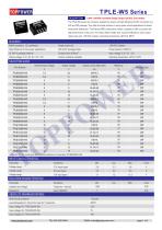 TPLE-W5 series 0.5W DC/DC