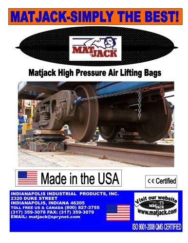 Matjack High Pressure Air Lifting Bags