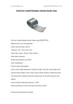 BSTFLEX Aluminum coated fiberglass exhaust header wrap