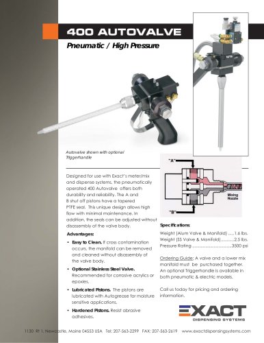 AutoValve Dispense Valve