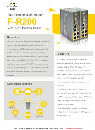 F-R200 Industrial Router