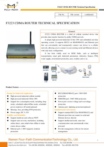 F3223 CDMA 3g ROUTER